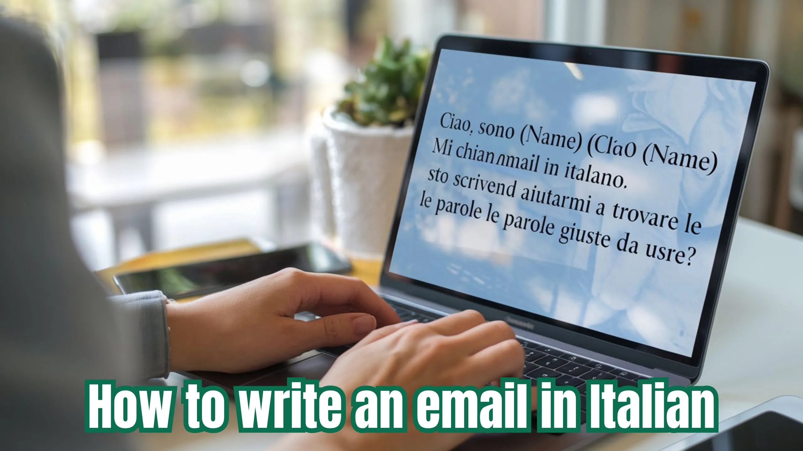 How to write an email in Italian