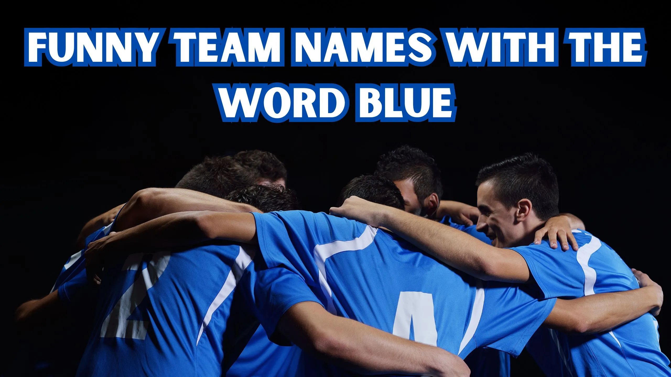 funny team names with the word blue