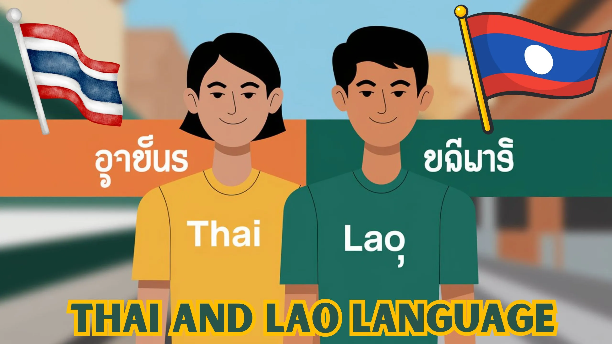 thai and lao language