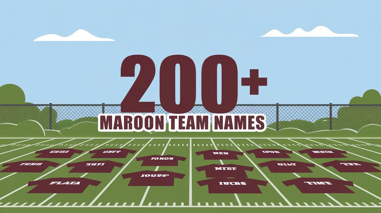 Maroon Team Names