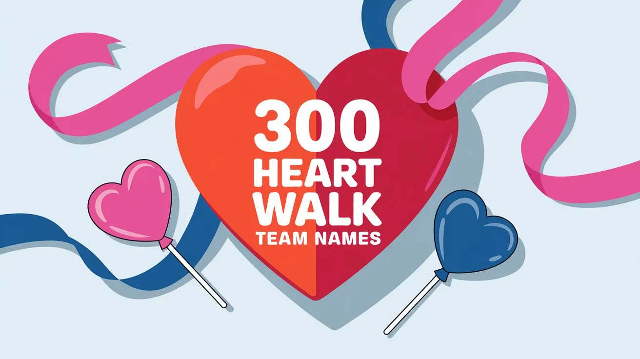 Heart Walk Team Names