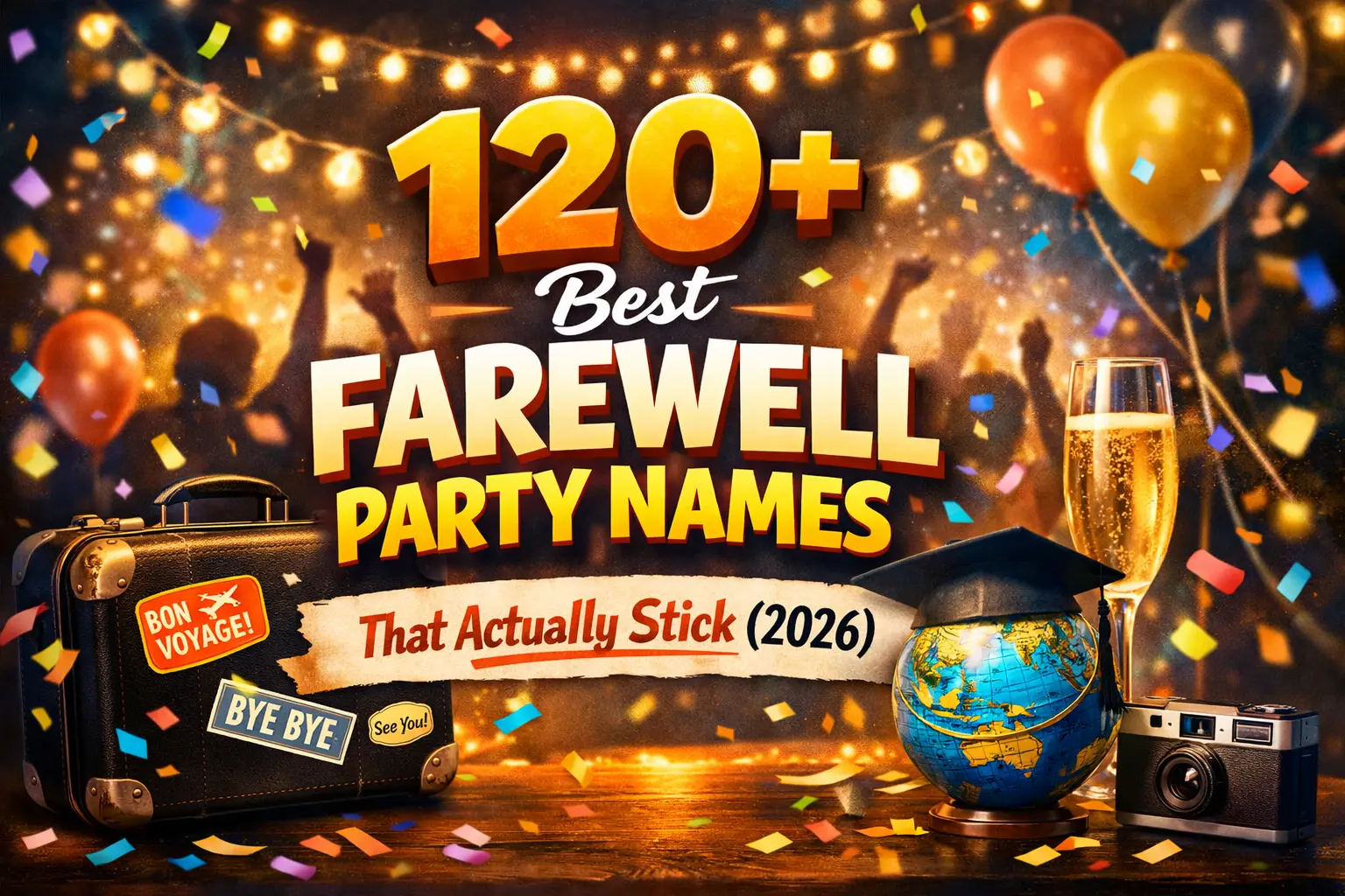 farewell party names