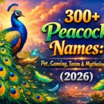 300+ Peacock Names Pet, Gaming, Team & Mythological (2026)