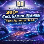 cool gaming names