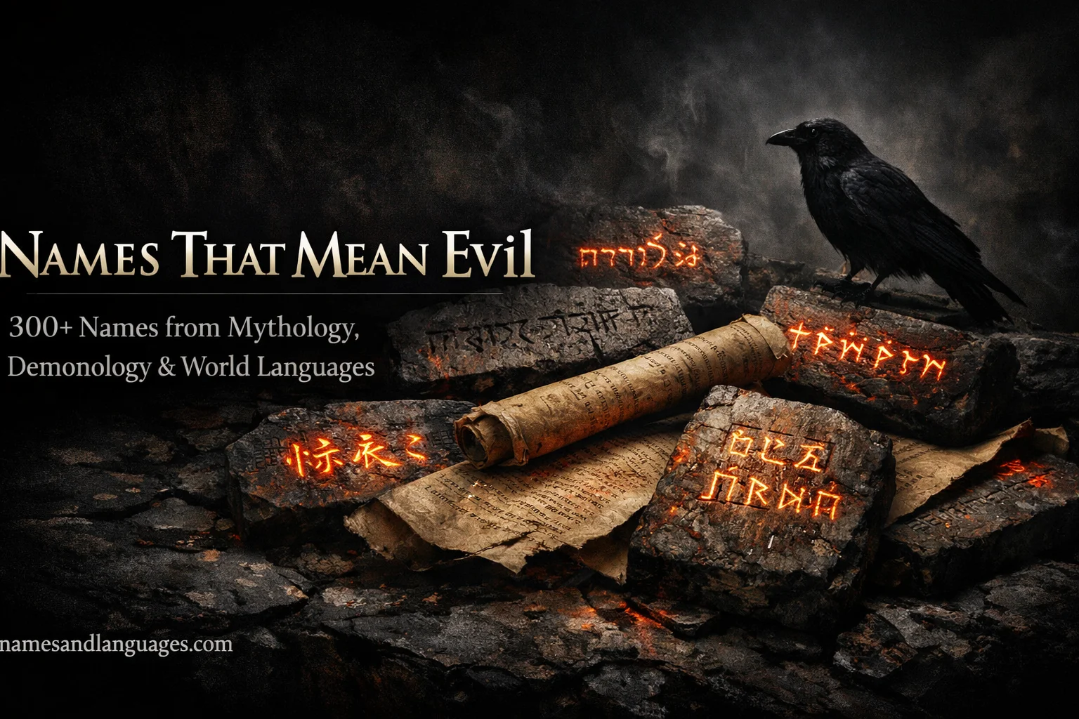 names that mean evil