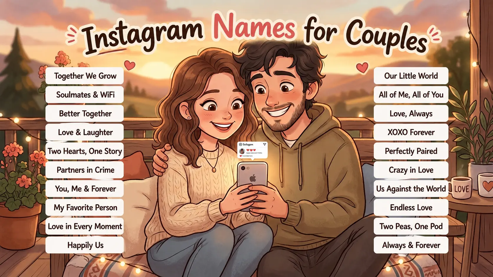 instagram names for couples